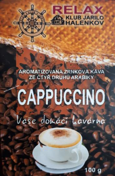 Cappuccino 100g - aromatizovan zrnkov kva 100% arabika